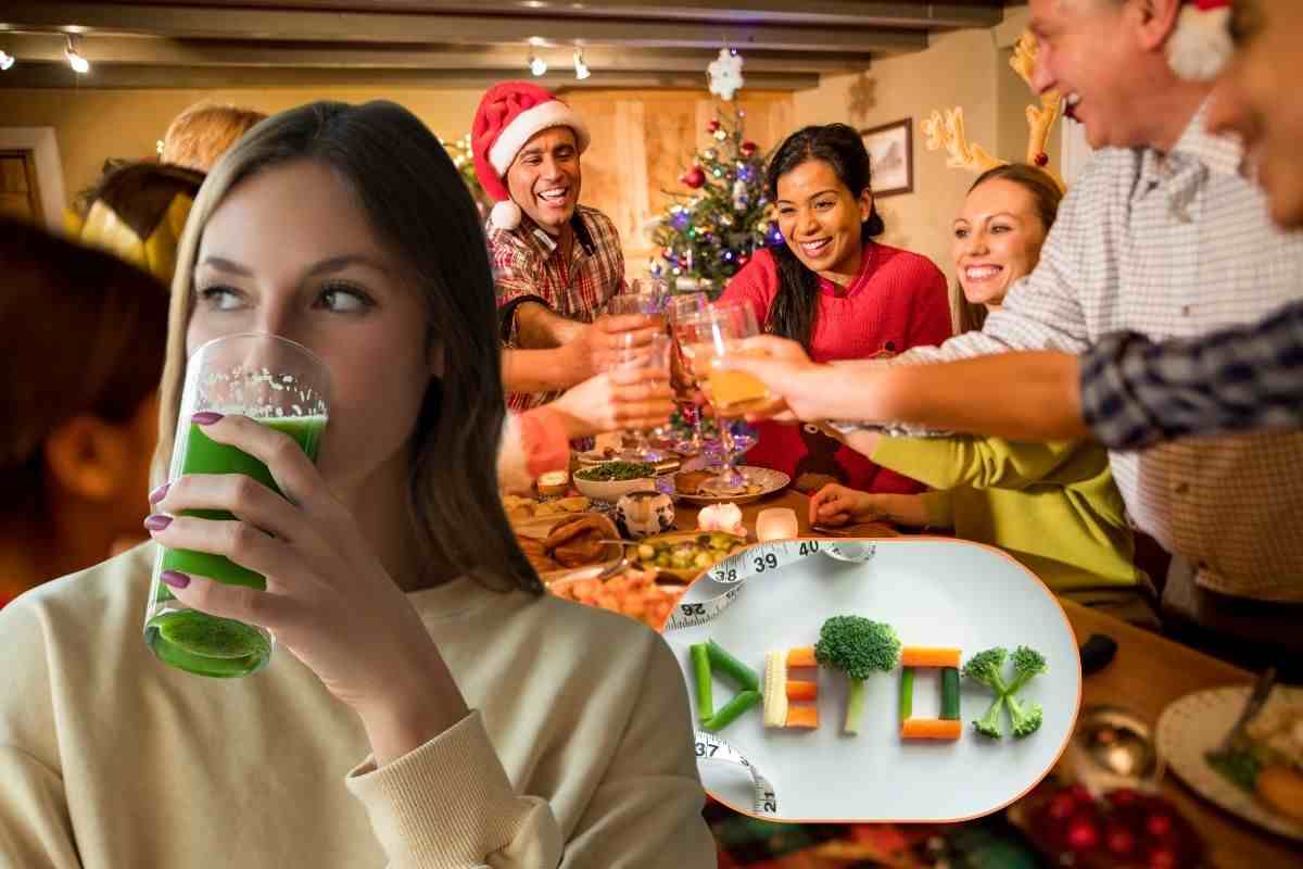 Famiglia si abbuffa a Natale