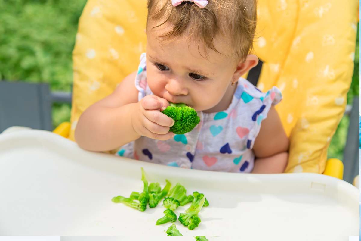 bimba mangia i broccoli