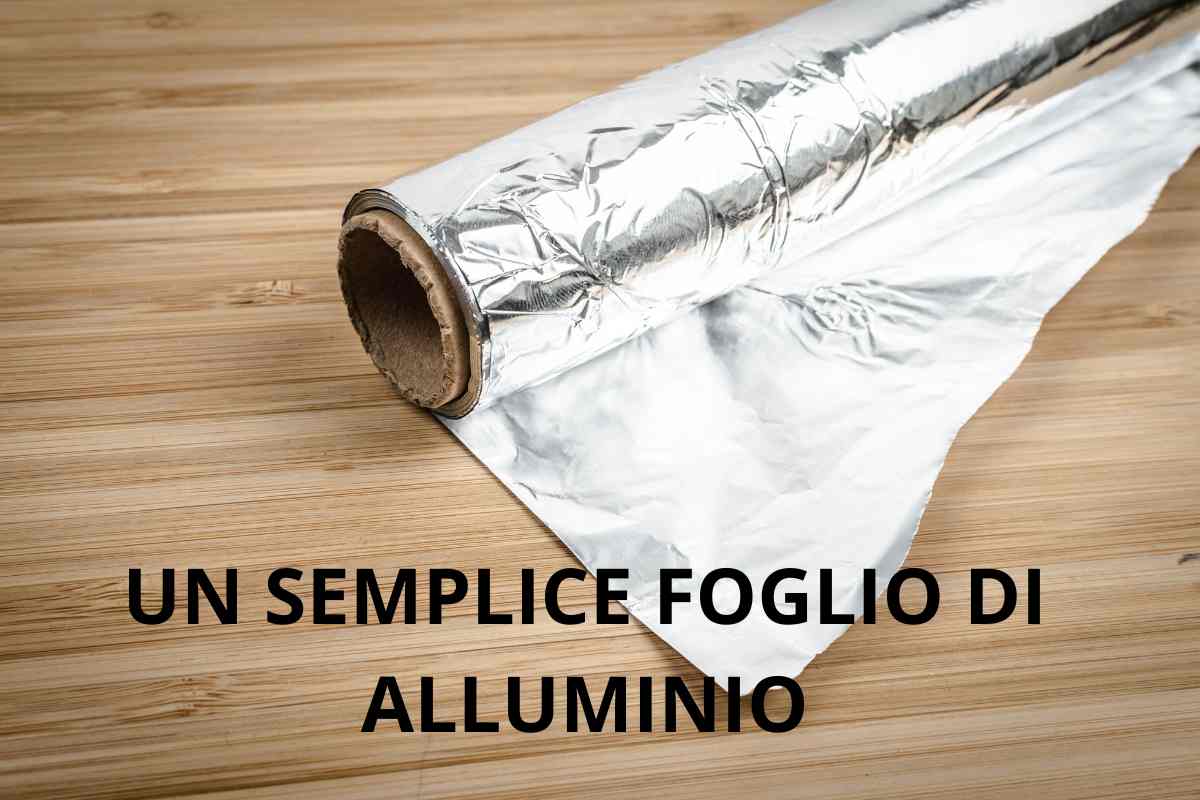 Foglio di alluminio congelatore