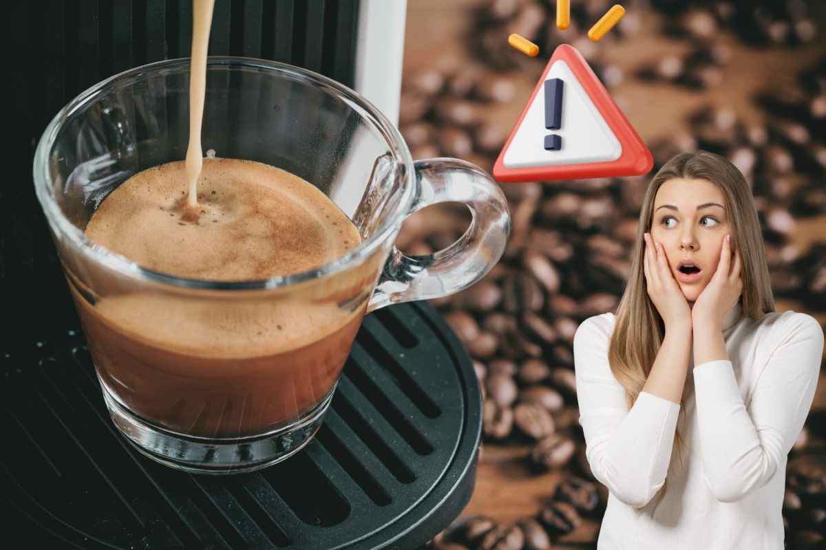 macchina caffè sporcizia