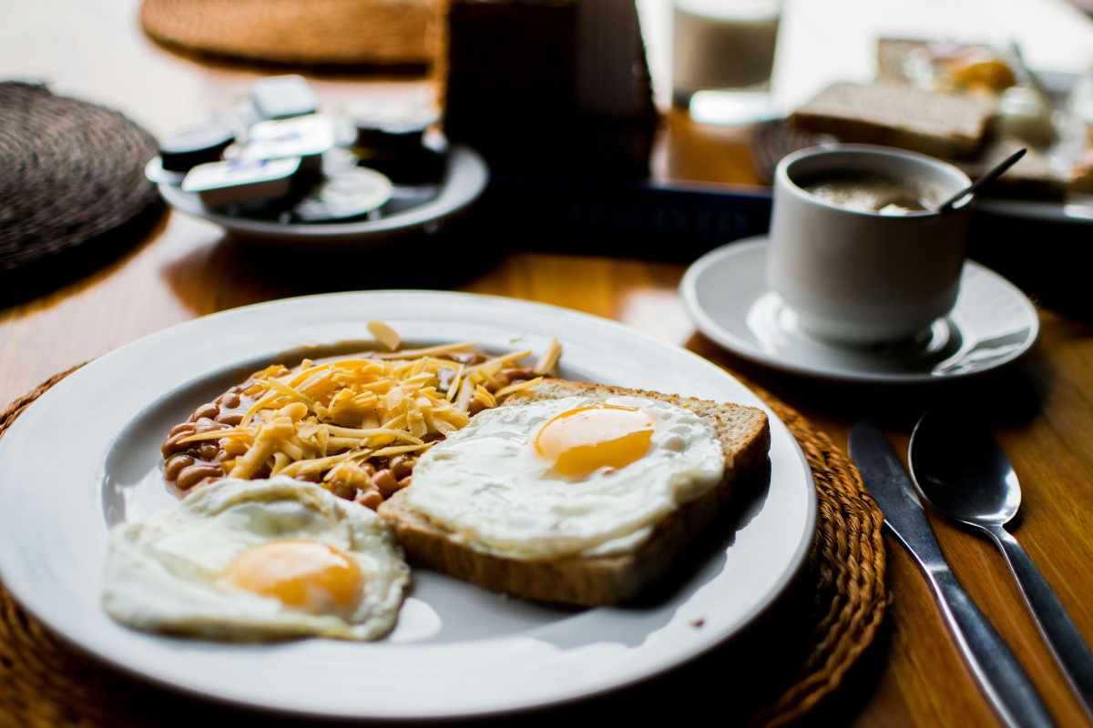 colazione con toast