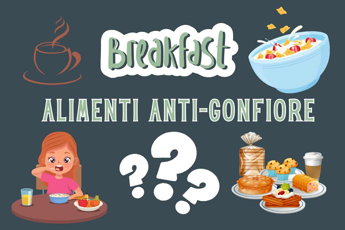 alimenti anti-gonfiore per colazione