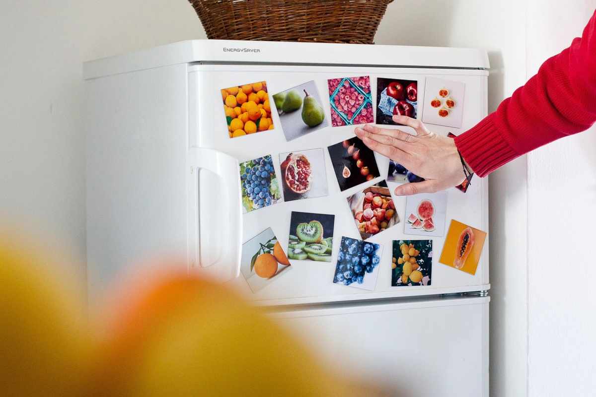 Frigo con magneti