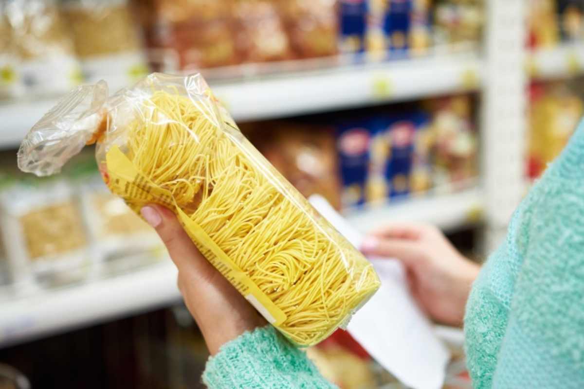 Pasta al supermercato