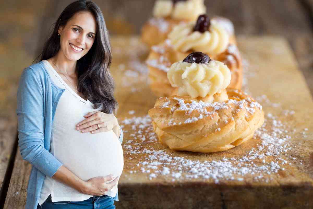 zeppole gravidanza consumo